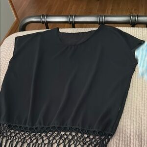 Elegant Black Women's Top